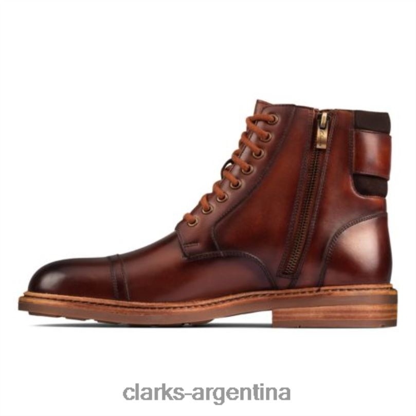 Clarks hombres 2FZPZ4355 clarks de cuero tostado clarkdale hola cuero marrón