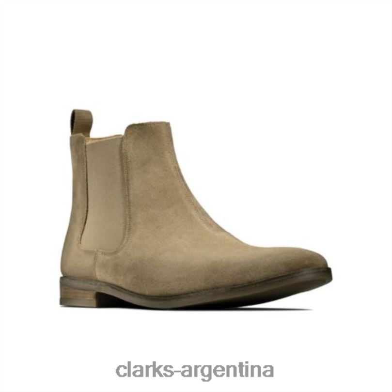 Clarks hombres 2FZPZ4358 stanford top clarks ante arena oscuro gamuza arena oscura