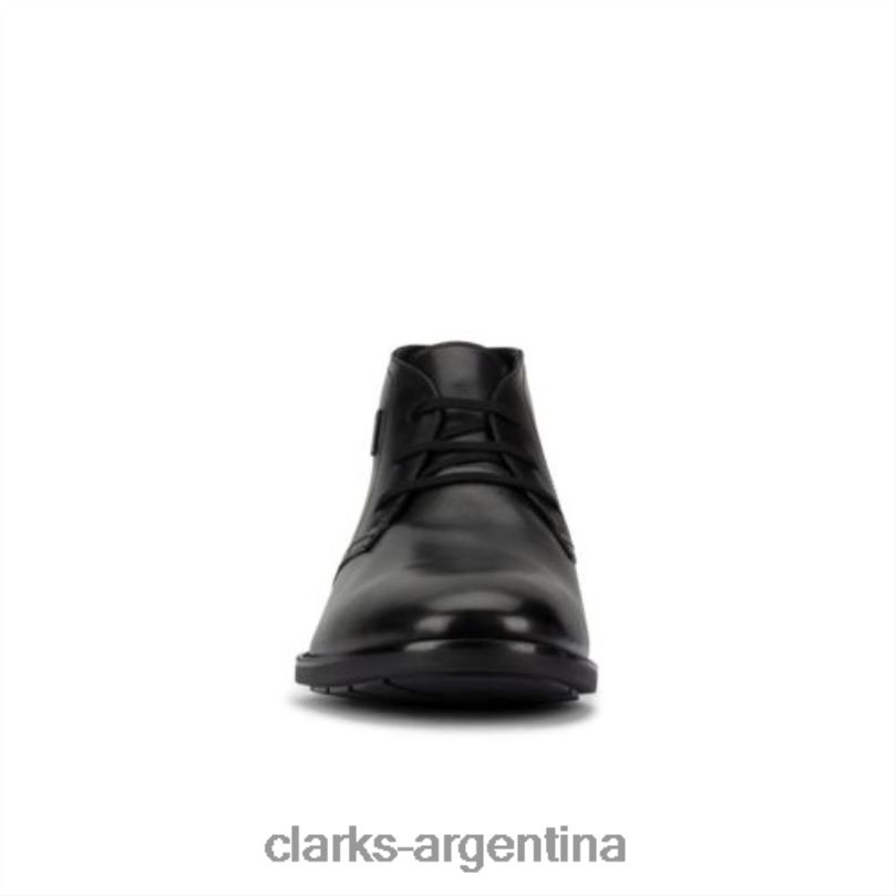 Clarks hombres 2FZPZ4359 ronnie lo gtx clarks cuero negro cuero negro