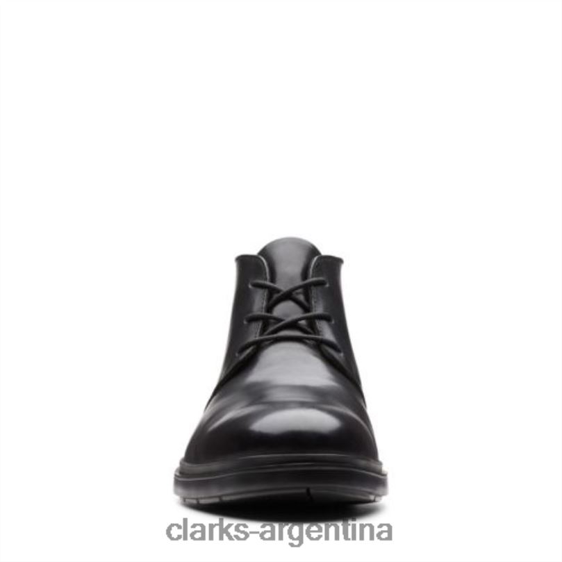 Clarks hombres 2FZPZ4374 clarks de cuero negro medio un sastre cuero negro