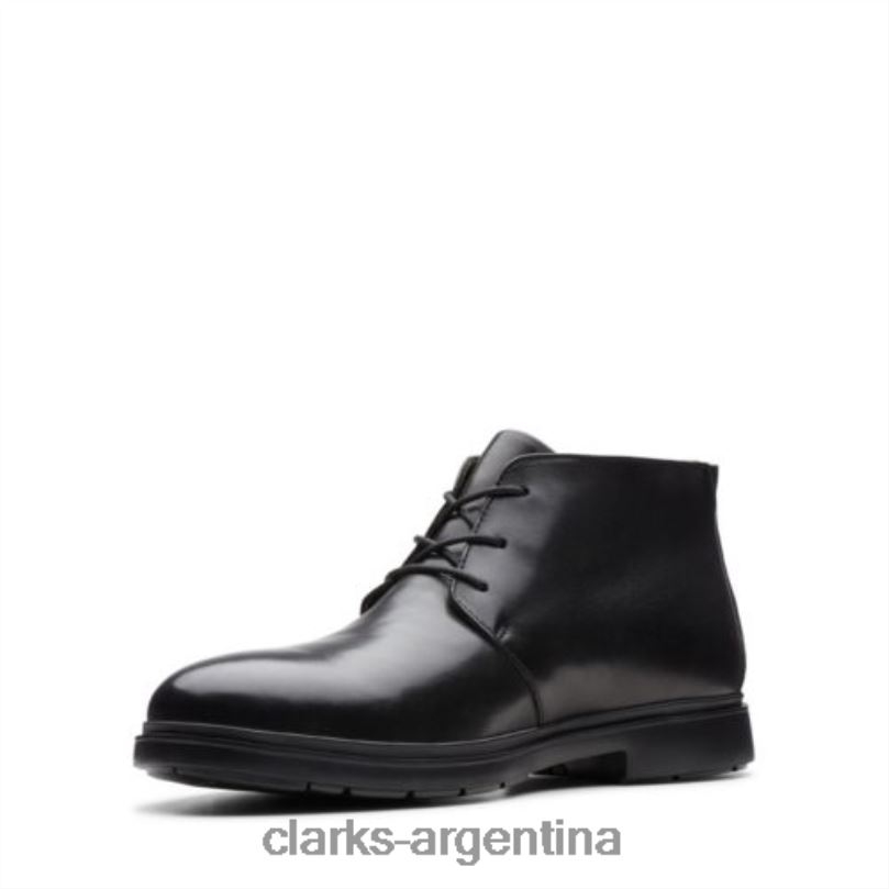 Clarks hombres 2FZPZ4374 clarks de cuero negro medio un sastre cuero negro