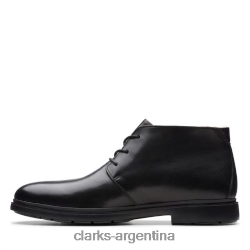 Clarks hombres 2FZPZ4374 clarks de cuero negro medio un sastre cuero negro