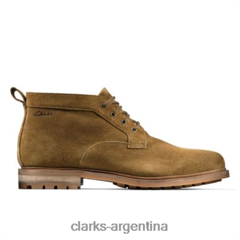 Clarks hombres 2FZPZ4375 foxwell mid clarks gamuza arena oscura gamuza arena oscura