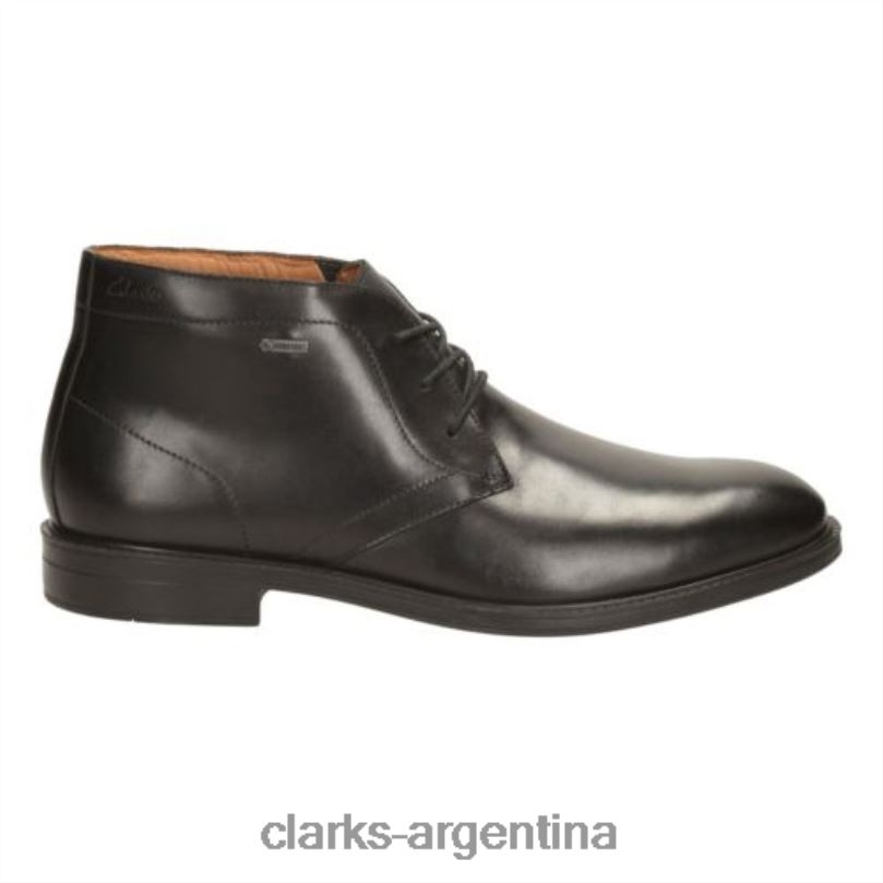 Clarks hombres 2FZPZ4387 clarks chilver hi gtx cuero negro cuero negro