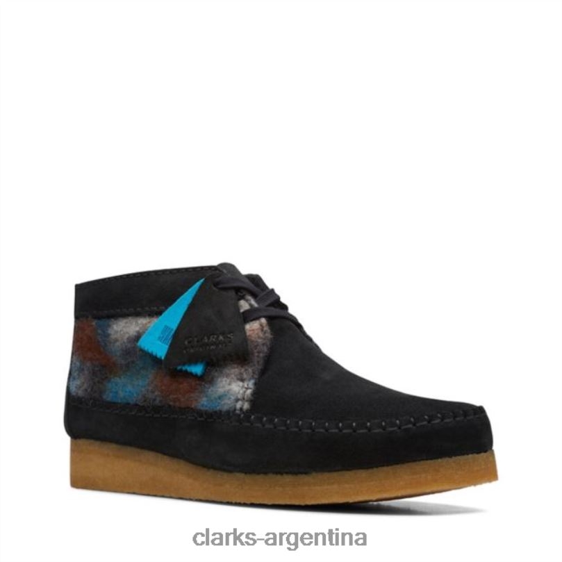Clarks hombres 2FZPZ5690 Bota clarks weaver lana negra lana negra lana negra