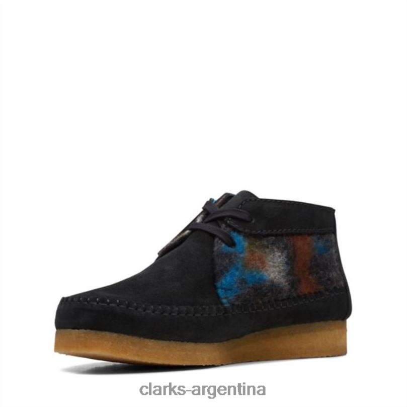 Clarks hombres 2FZPZ5690 Bota clarks weaver lana negra lana negra lana negra