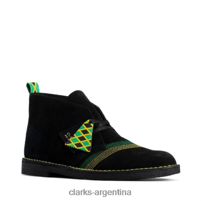 Clarks hombres 2FZPZ5693 desierto jamaica negro/multi clarks negro/multi negro/multicolor