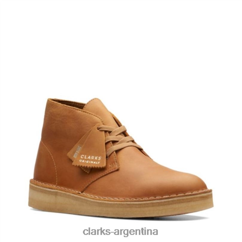 Clarks hombres 2FZPZ6614 Clarks de cuero color tostado carbón del desierto cuero marrón
