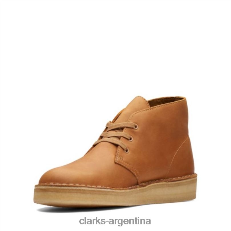 Clarks hombres 2FZPZ6614 Clarks de cuero color tostado carbón del desierto cuero marrón