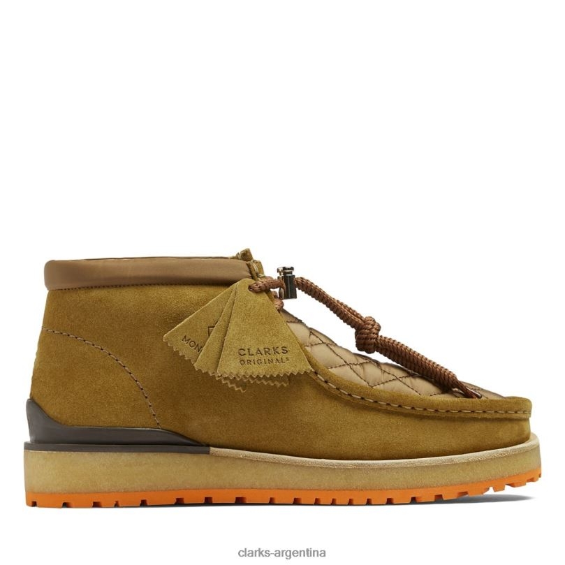Clarks hombres 2FZPZ6688 clarks monwallabee roble/amarillo