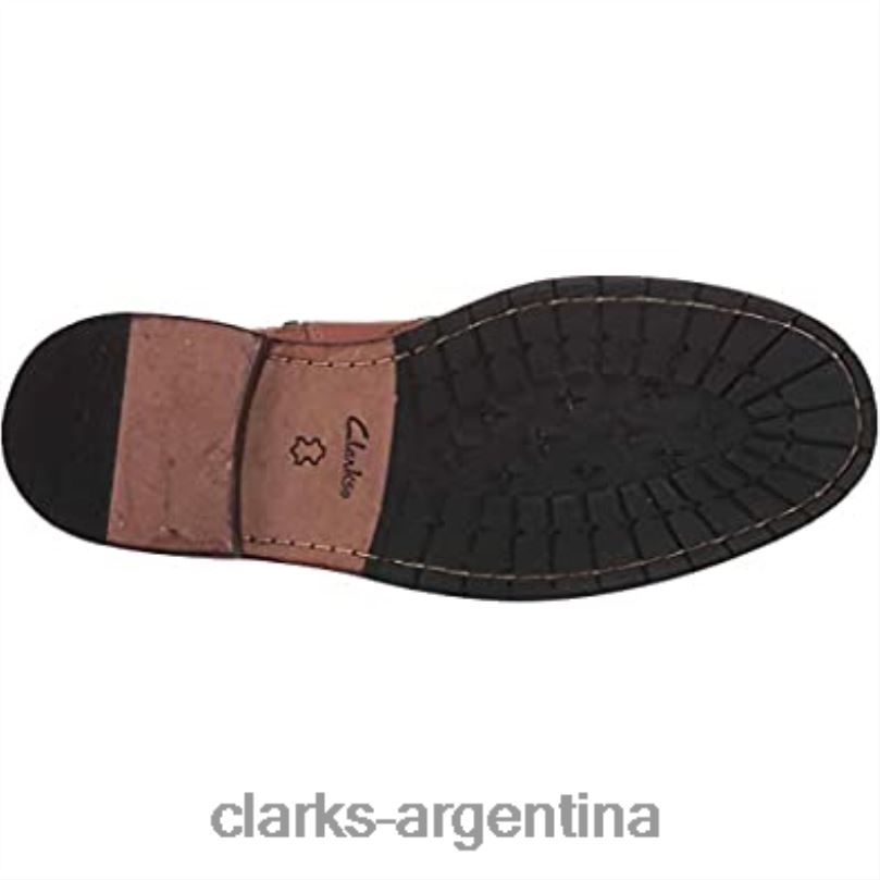 Clarks hombres 2FZPZ75 Botas de cuero clarks clarkdale de repuesto color tostado oscuro para hombre bronceado oscuro