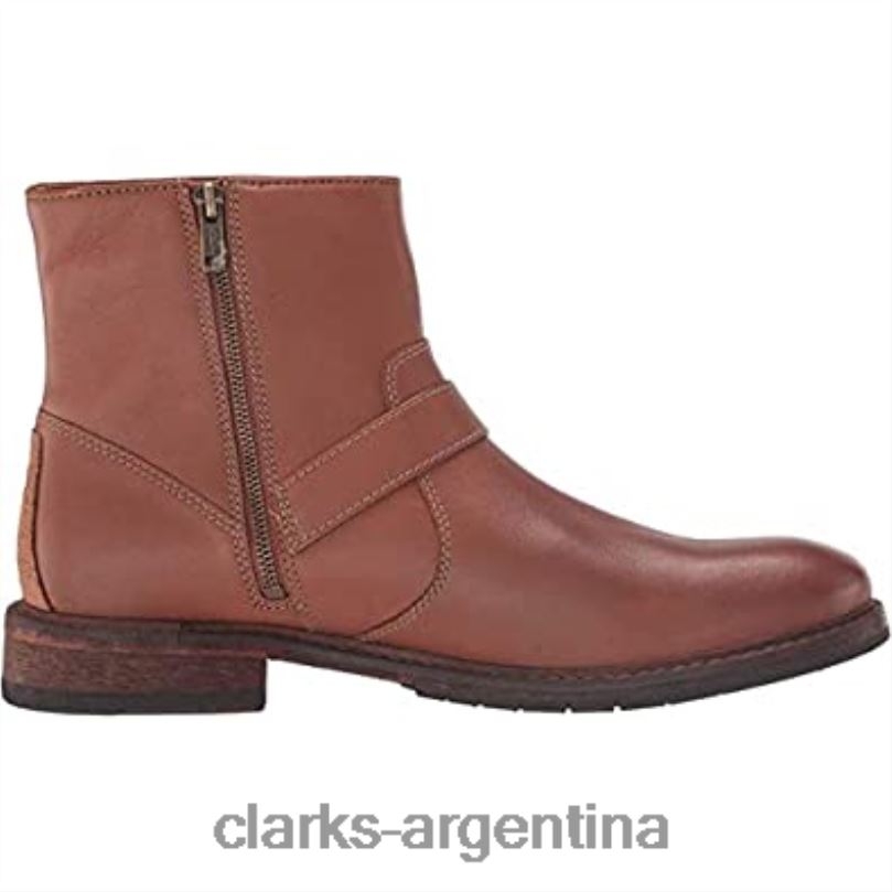 Clarks hombres 2FZPZ75 Botas de cuero clarks clarkdale de repuesto color tostado oscuro para hombre bronceado oscuro
