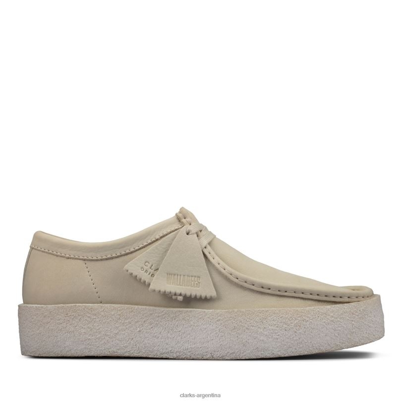 Clarks hombres 2FZPZ3547 Taza clarks wallabee de nobuk blanco nubuck blanco