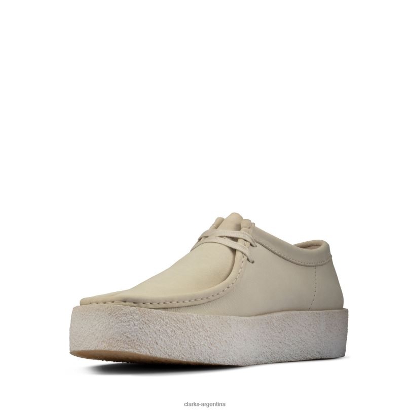 Clarks hombres 2FZPZ3547 Taza clarks wallabee de nobuk blanco nubuck blanco