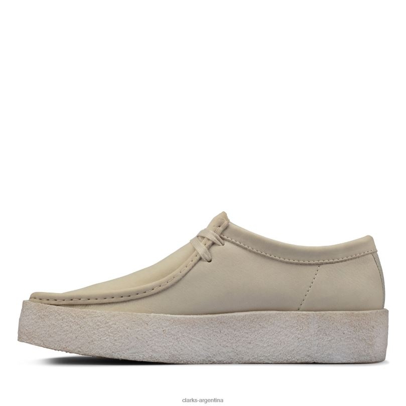 Clarks hombres 2FZPZ3547 Taza clarks wallabee de nobuk blanco nubuck blanco