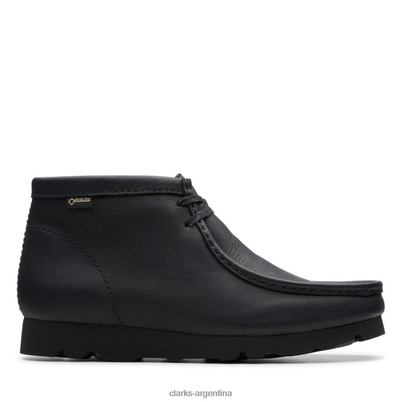 Clarks hombres 2FZPZ3597 wallabee bt gtx clarks cuero negro cuero negro