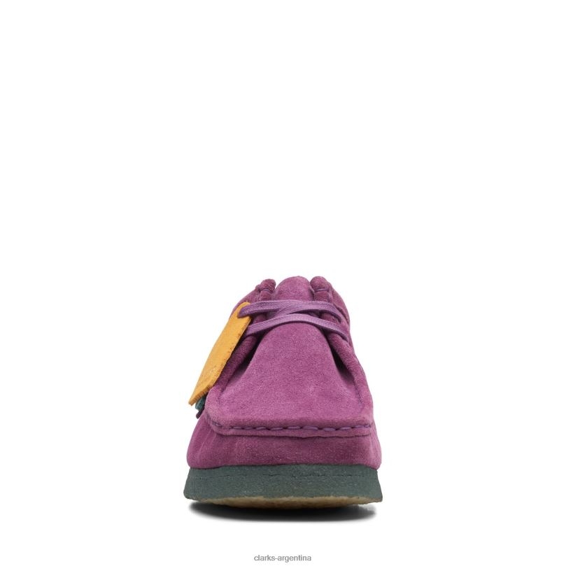 Clarks hombres 2FZPZ3599 wallabee clarks morado/verde verde púrpura
