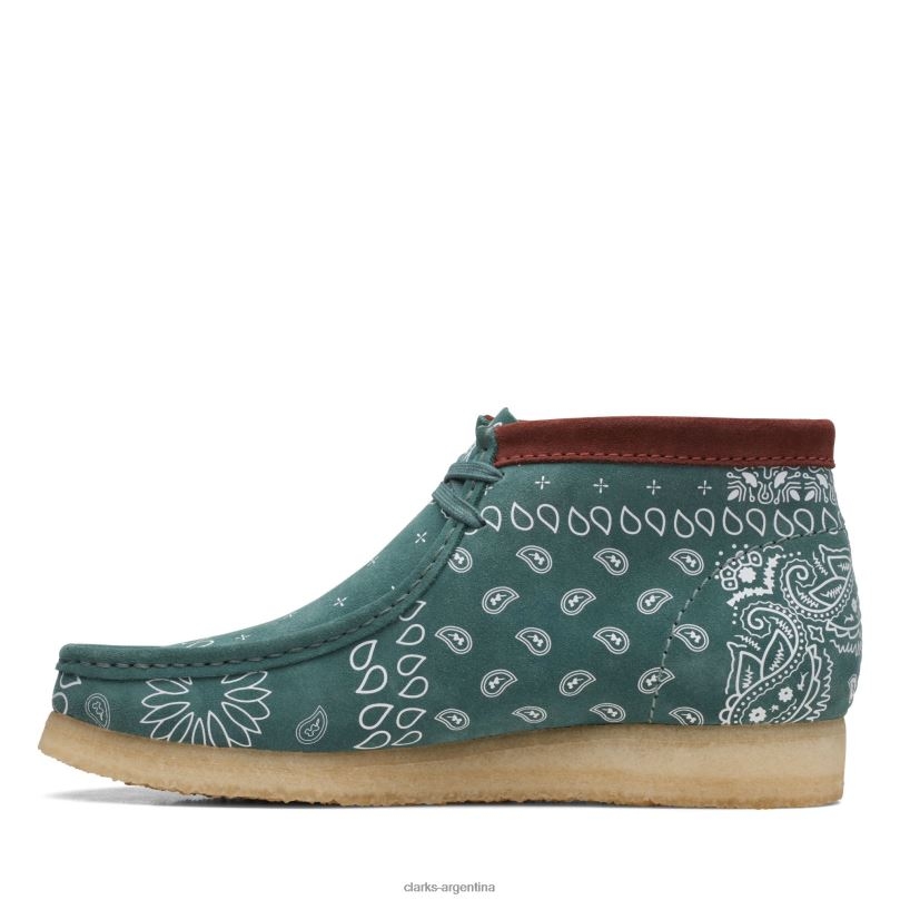 Clarks hombres 2FZPZ3617 bota clarks wallabee verde verde