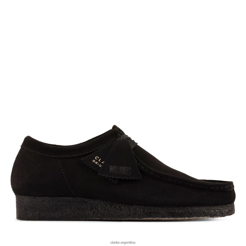 Clarks hombres 2FZPZ3618 clarks wallabee negro sde negro