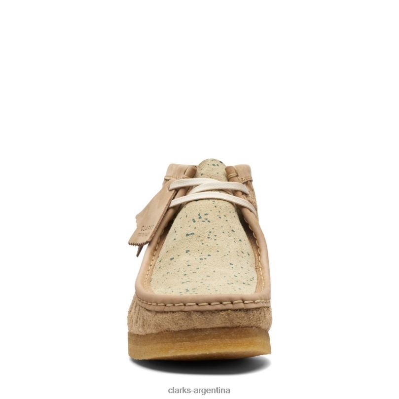 Clarks hombres 2FZPZ3641 Bota clarks wallabee verde natural verde natural