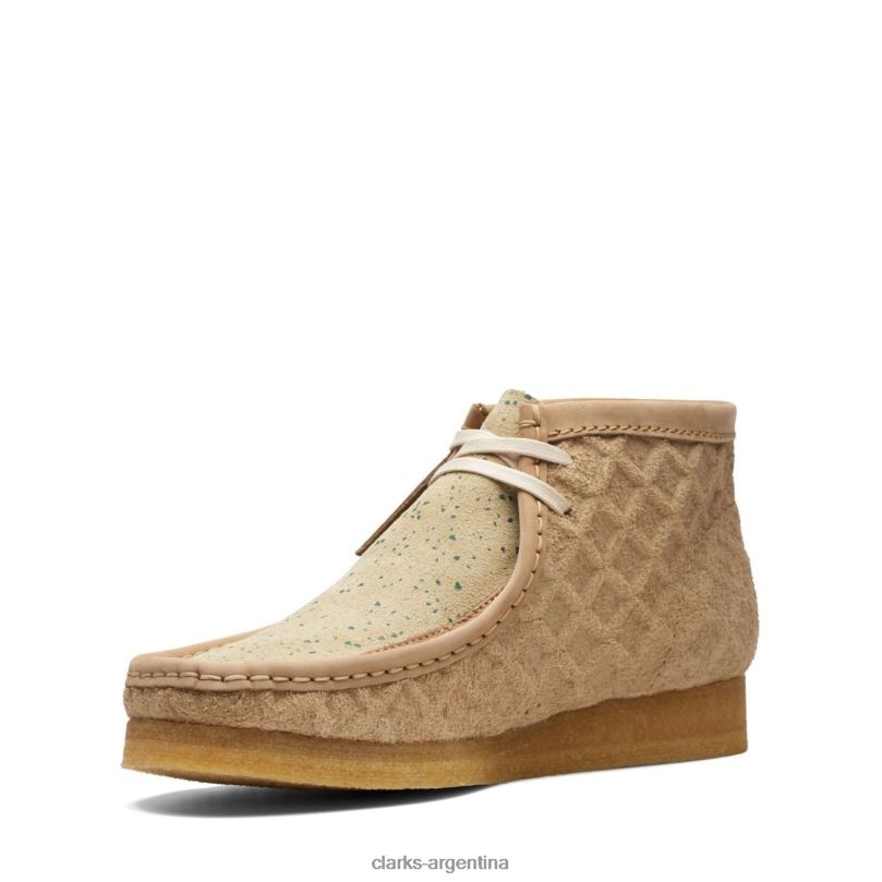 Clarks hombres 2FZPZ3641 Bota clarks wallabee verde natural verde natural