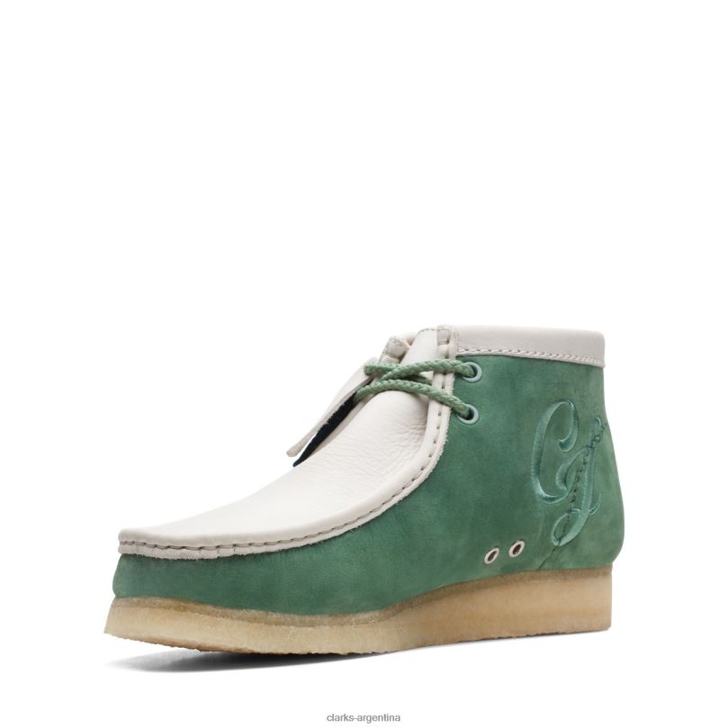Clarks hombres 2FZPZ3648 clarks wallabee bt ny nobuk verde nubuck verde
