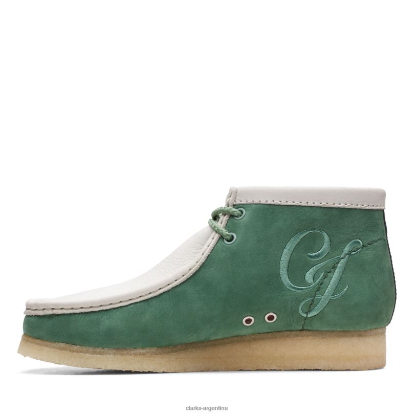 Clarks hombres 2FZPZ3648 clarks wallabee bt ny nobuk verde nubuck verde