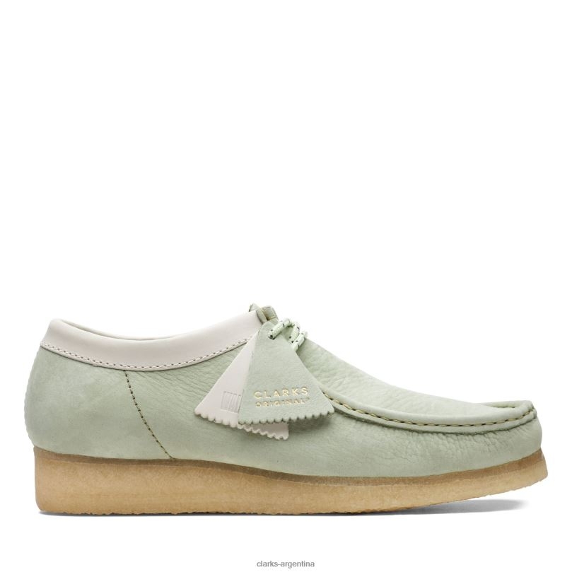 Clarks hombres 2FZPZ3709 wallabee clarks verde pálido Verde pálido