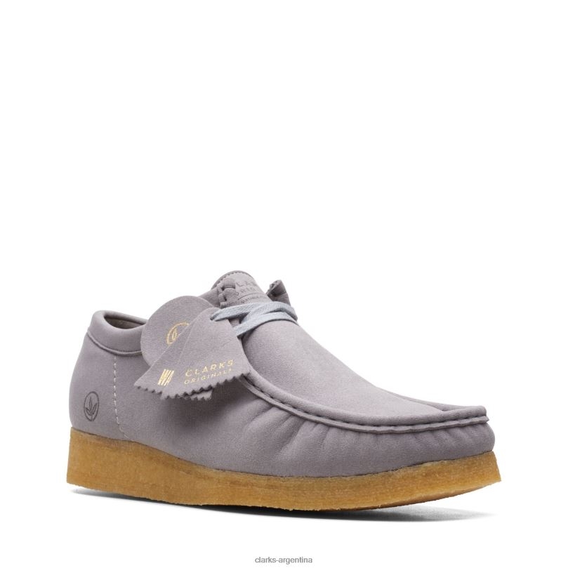 Clarks hombres 2FZPZ3765 wallabee clarks gris gris