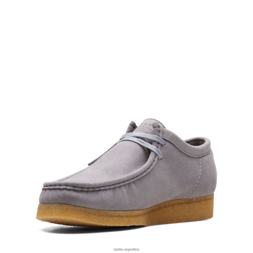Clarks hombres 2FZPZ3765 wallabee clarks gris gris