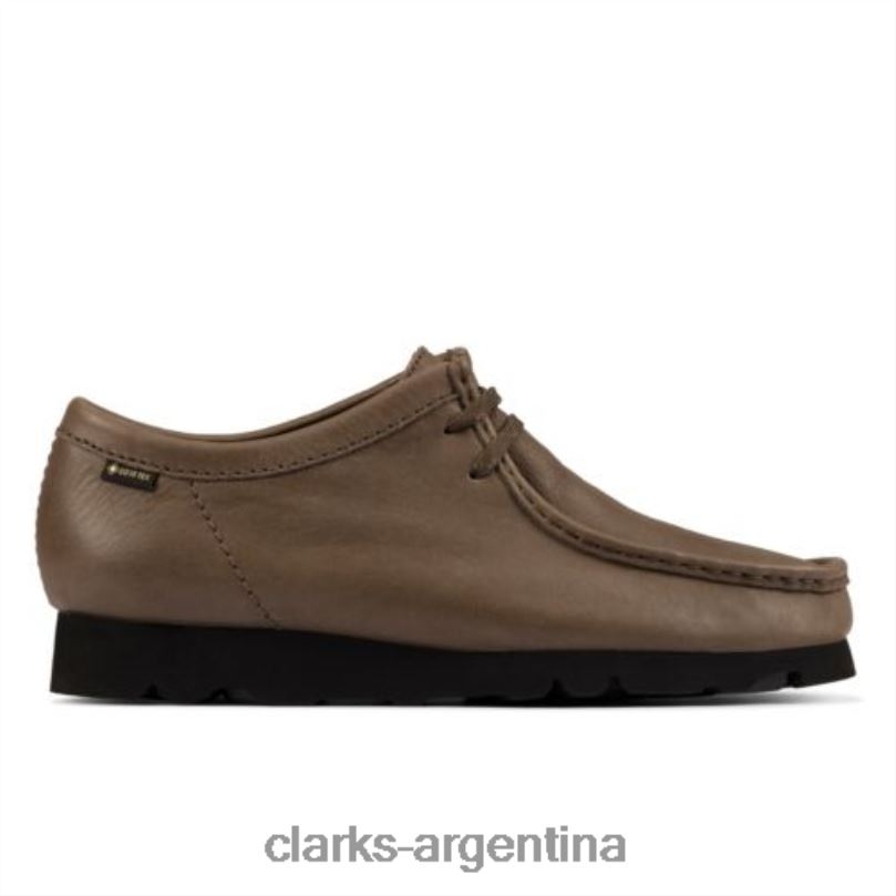 Clarks hombres 2FZPZ4408 clarks wallabee gtx cuero oliva cuero oliva