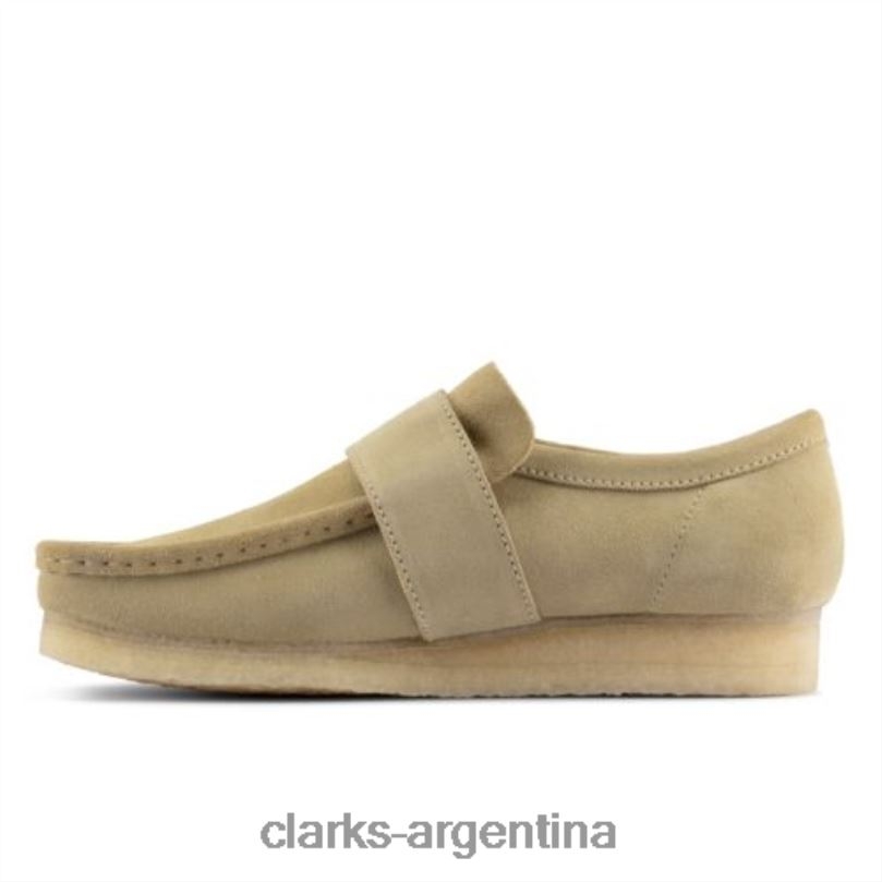 Clarks hombres 2FZPZ4411 Clarks Wallabee Monk de gamuza de arce gamuza de arce