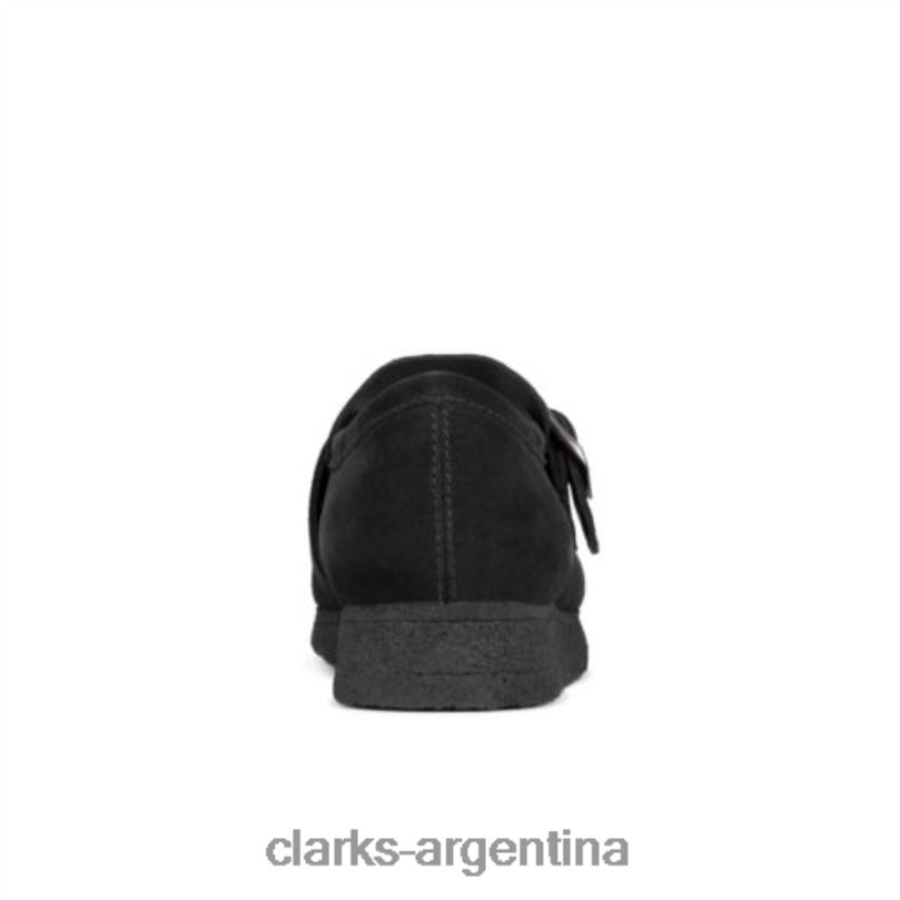 Clarks hombres 2FZPZ4412 monje clarks wallabee negro negro