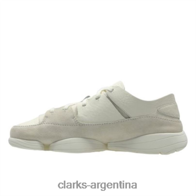 Clarks hombres 2FZPZ4414 clarks trigenic evo cuero blanco cuero blanco