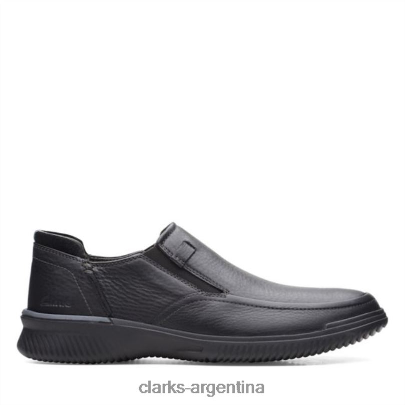Clarks hombres 2FZPZ5524 clarks de cuero negro donaway step de cuero negro cuero negro