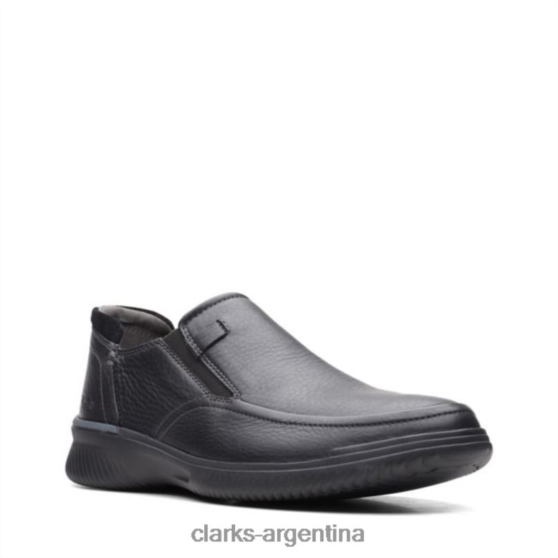 Clarks hombres 2FZPZ5524 clarks de cuero negro donaway step de cuero negro cuero negro