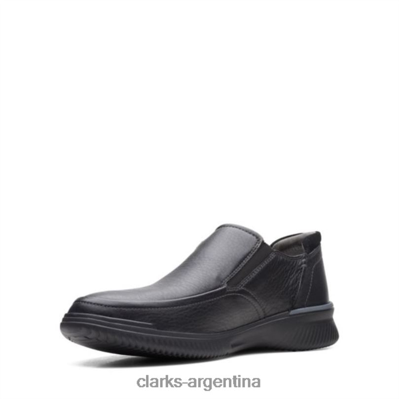 Clarks hombres 2FZPZ5524 clarks de cuero negro donaway step de cuero negro cuero negro