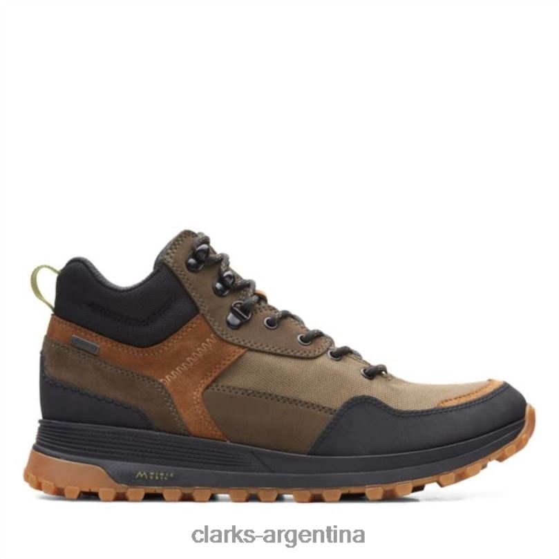 Clarks hombres 2FZPZ5687 atl trek hi gore-tex combi oliva oscuro clarks combi oliva oscuro combinación oliva oscuro