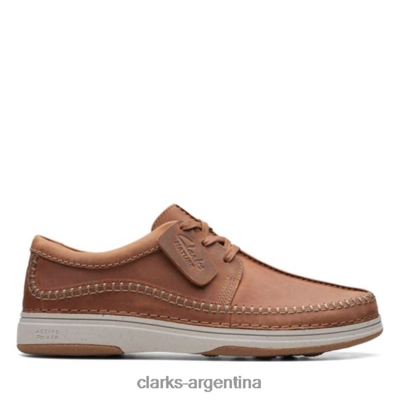 Clarks hombres 2FZPZ6593 clarks cera de abejas cuero naturaleza 5 corbata cera de abejas cuero cuero de cera de abejas