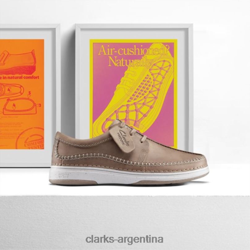 Clarks hombres 2FZPZ6593 clarks cera de abejas cuero naturaleza 5 corbata cera de abejas cuero cuero de cera de abejas