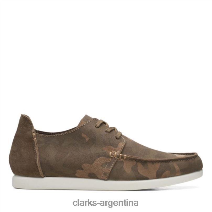 Clarks hombres 2FZPZ6823 shacre lite bajo camuflaje verde clarks camuflaje verde camuflaje verde