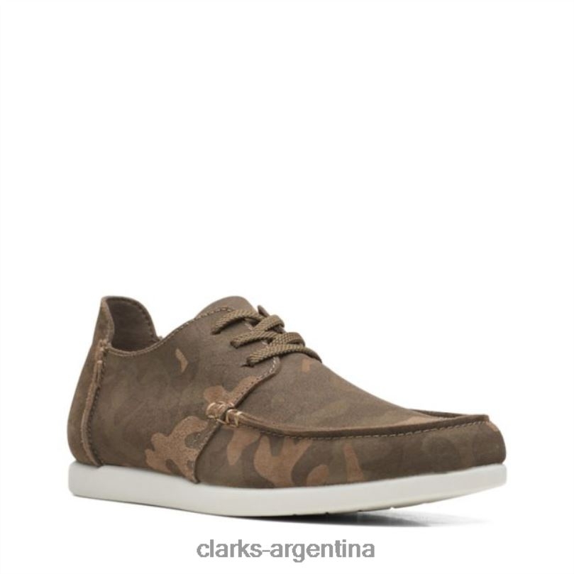 Clarks hombres 2FZPZ6823 shacre lite bajo camuflaje verde clarks camuflaje verde camuflaje verde
