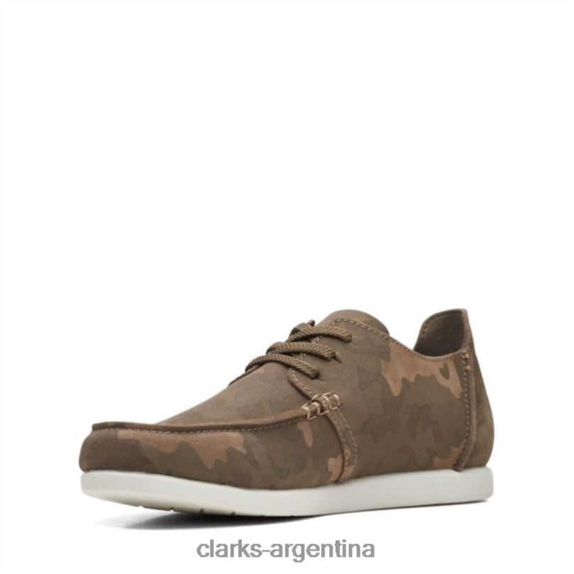 Clarks hombres 2FZPZ6823 shacre lite bajo camuflaje verde clarks camuflaje verde camuflaje verde