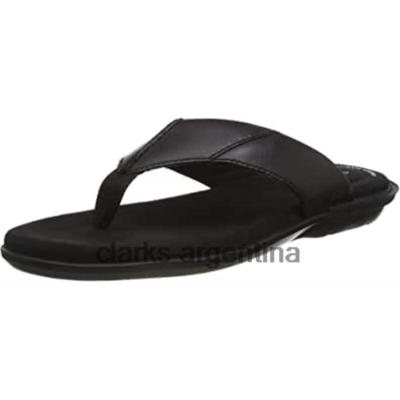 Clarks hombres 2FZPZ465 Chanclas Clarks Ellison Easy de hombre en negro negro