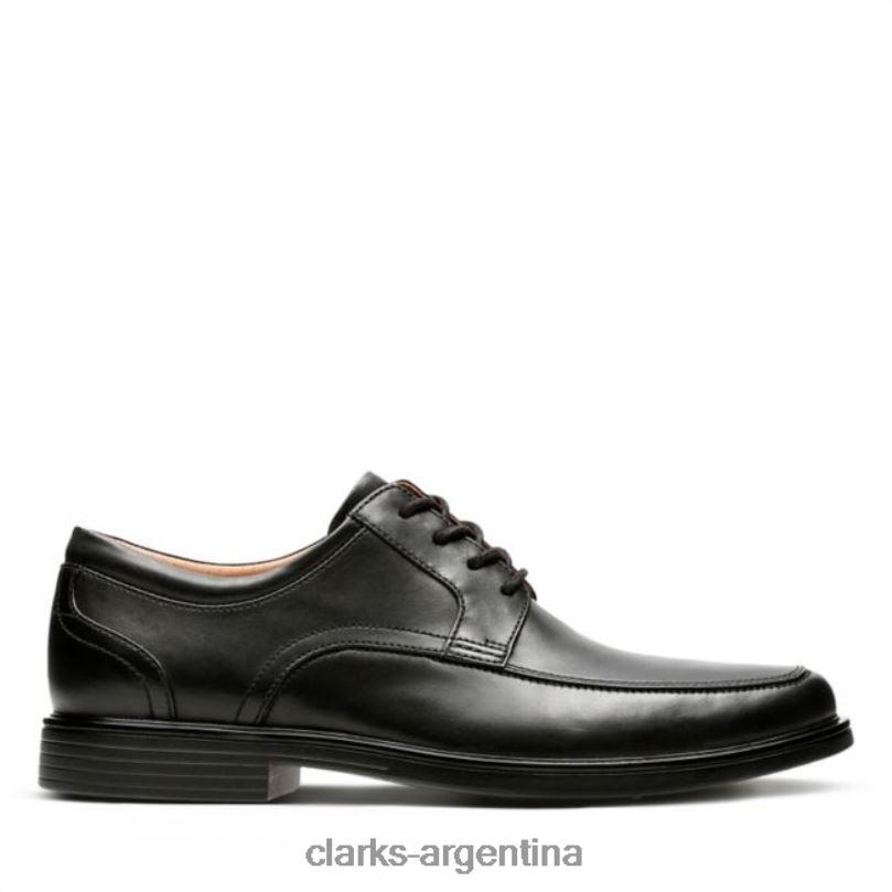 Clarks hombres 2FZPZ5623 un aldric park cuero negro clarks cuero negro cuero negro