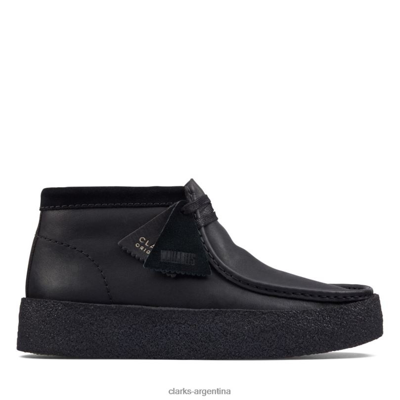 Clarks hombres 2FZPZ6591 wallabee cup bt cuero negro clarks cuero negro cuero negro