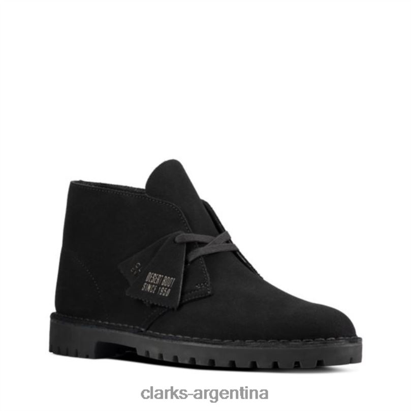 Clarks hombres 2FZPZ6789 clarks ante negro desert rock negro ante negro