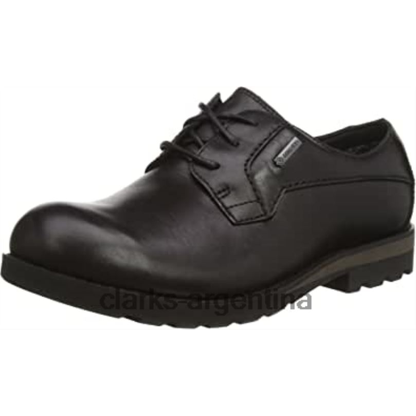 Clarks hombres 2FZPZ1451 derbys clarks padleylace gtx para hombre negros cuero negro