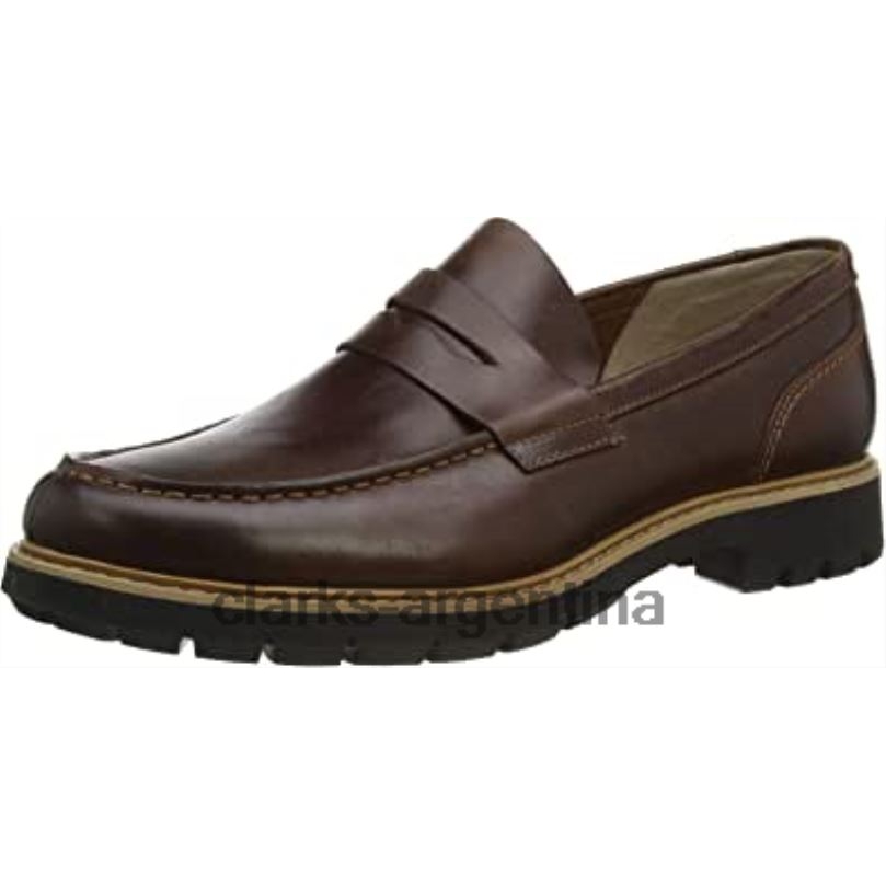 Clarks hombres 2FZPZ1537 zapatos derby batcombe edge de hombre clarks brown dark tan lea dark tan lea marrón bronceado oscuro lea bronceado oscuro