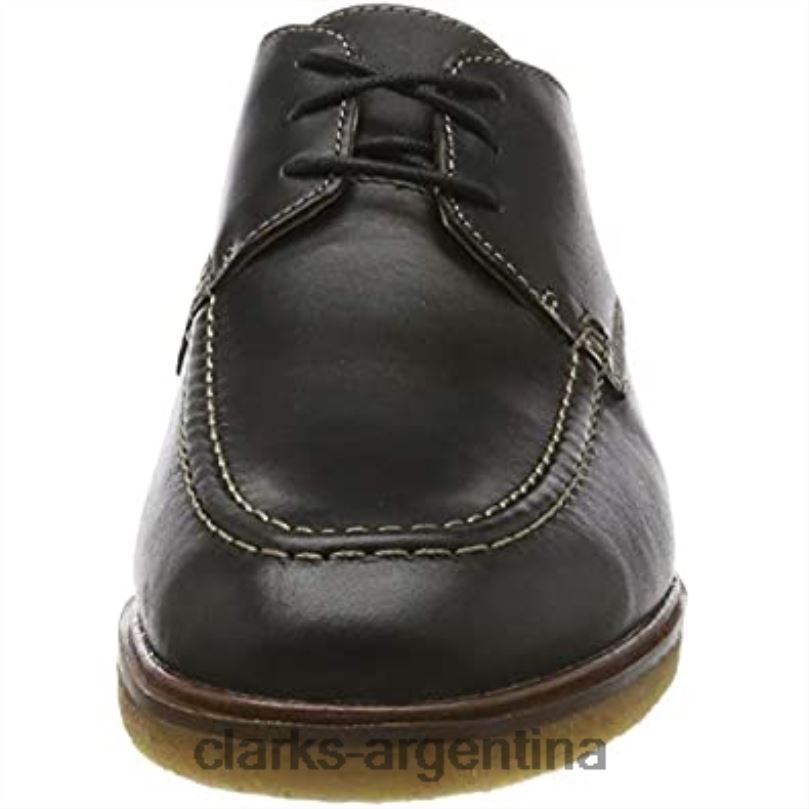 Clarks hombres 2FZPZ2101 clarkdaleapron derbys para hombre clarks negro cuero negro cuero negro